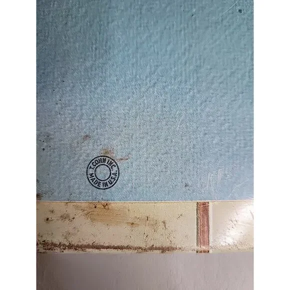 Vintage Tin Litho Ranch Style Metal Dollhouse T Cohn 1950 Furniture Pool READ - Picture 16 of 16